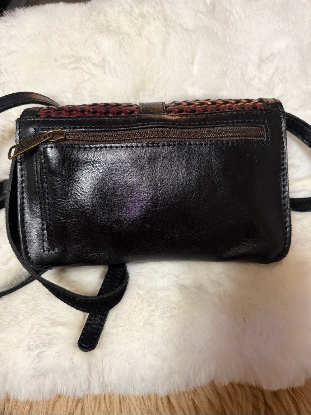 PATRICIA NASH WOVEN COLLECTION CROSSBODY ORGANIZER WALLET PURSE BAG - Picture 2 of 8